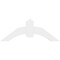 Ekena Millwork Archdale Architectural Grade PVC Gable Bracket, 48"W x 18"H x 2"D x 6"F, 9/12 Pitch GBP048X18X0206ARC00 - alternate 5